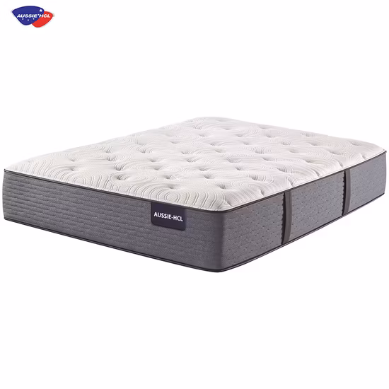 Home Furniture Luxury Natural Latex Euro Top Double Queen King Size Pocket Spring Foam Mattress Bed in a Box